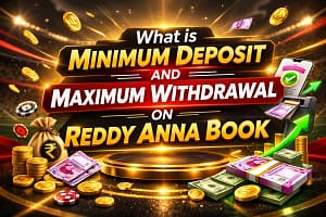 What is Minimum Deposit and Maximum Withdrawal on Reddy Anna Book
